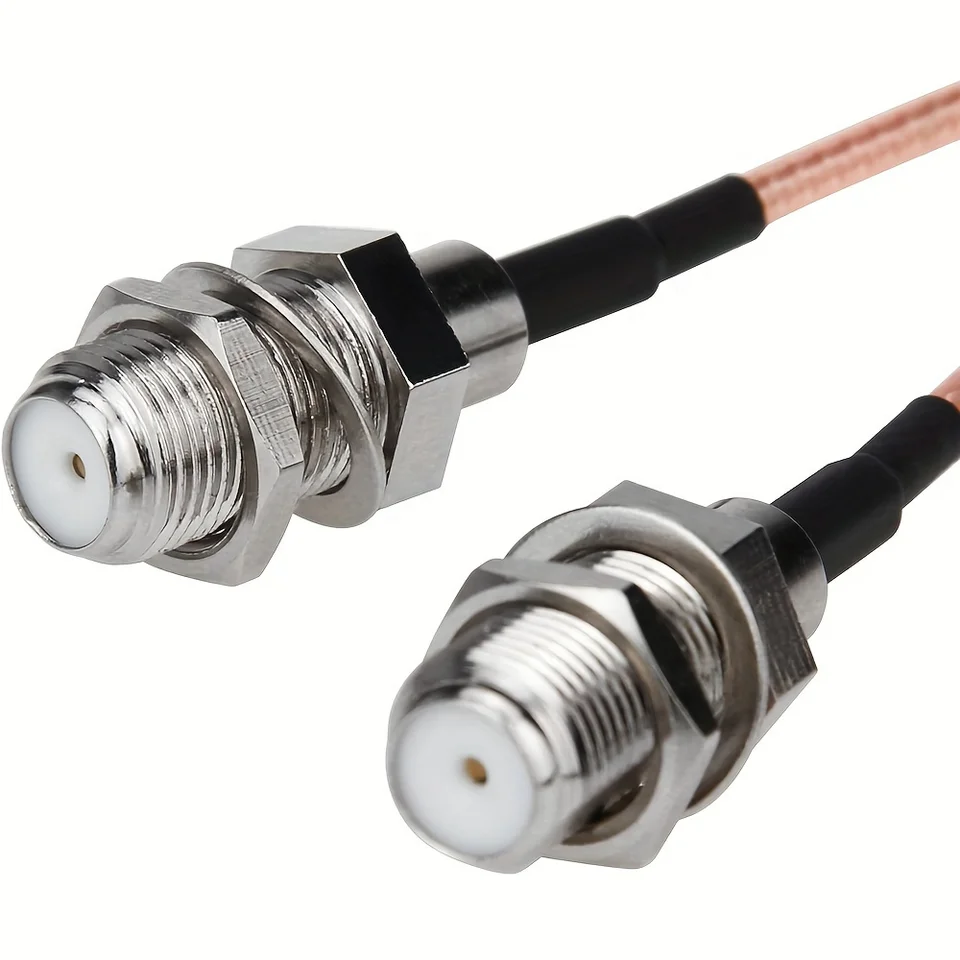 Cavo Coassiale RG6 3m 75 Ohm - F Maschio A F Maschio, Con 6 Adattatori, Per TV, Satellite E Router - Foto 8