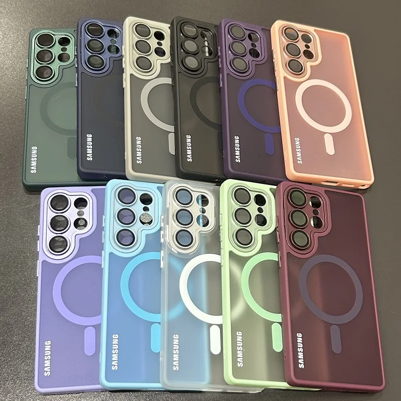 Translucent Magnetic Frosted Case with Lens Protection