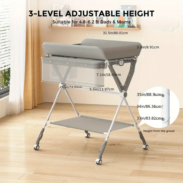 Foldable Baby Changing Table 2