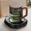 Household Heating Automatic Constant Temperature Insulation Intelligent Heating Base Hot Milk Device Three Adjustable 3