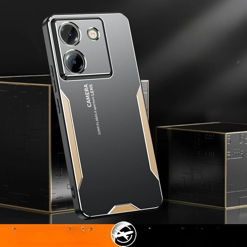 Luxury Aluminum Alloy Metal Shockproof Bumper Camera Protection Phone Case Cover