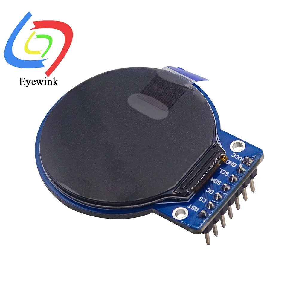 7PIN 8PIN SPI TFT LCD Module Round Screen display Adapter PCB Board GC9A01 Drive 1.28 inch