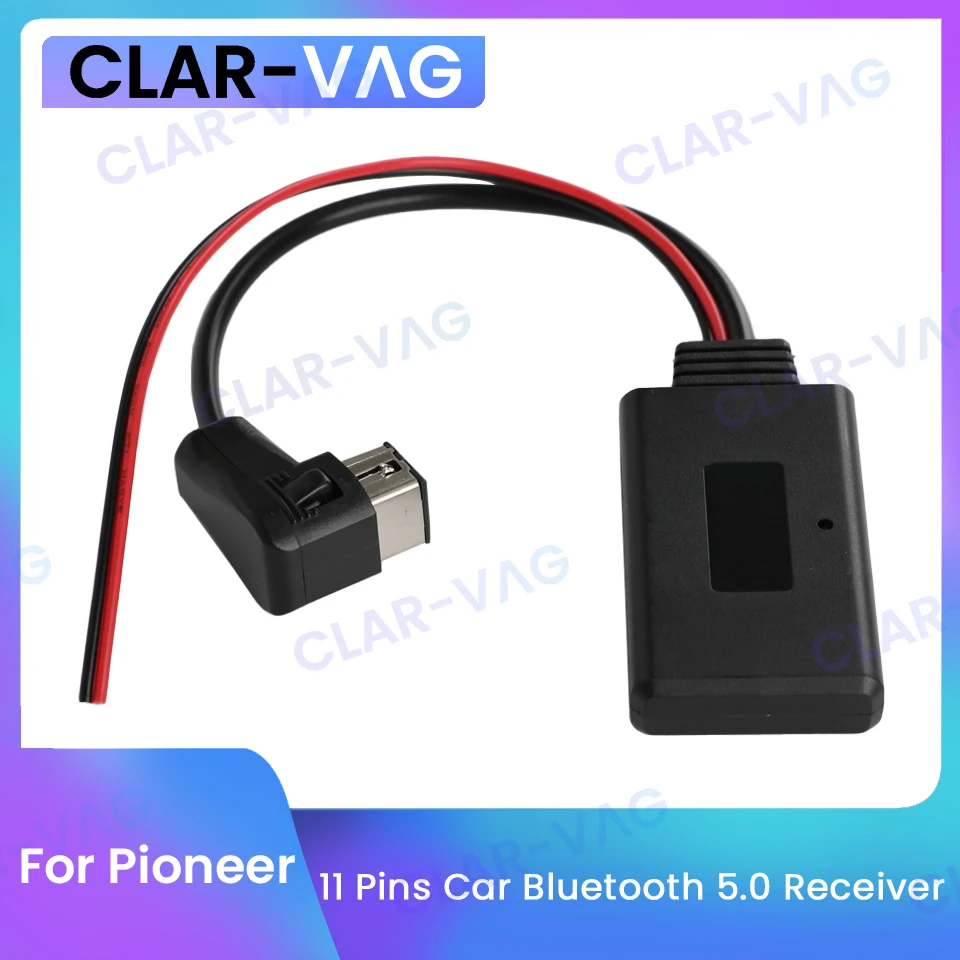 Adattatore Per Cavo Aux Stereo Radio Ricevitore Modulo Bluetooth 5.0 Per Pioneer Ip-Bus Deh-P 11Pin