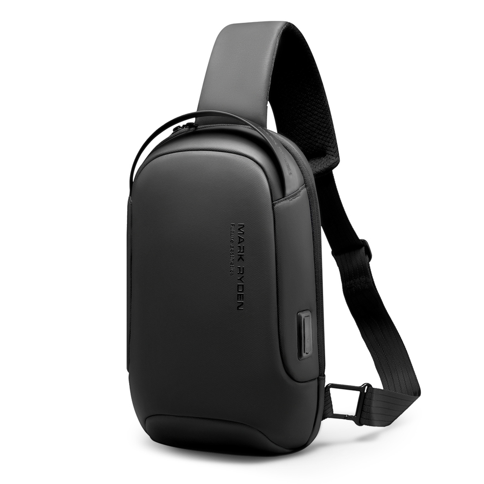 MarkRyden Torino: Multifunctional USB Port Adjustable Shoulder Strap Hidden Pockets Secure Sling Bag