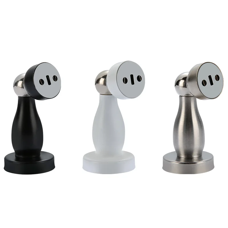 KK&FING Stainless Steel Strong Magnetic Door Door Stopper Mute Touch Anti-collision Stoper Magnetic Stopper