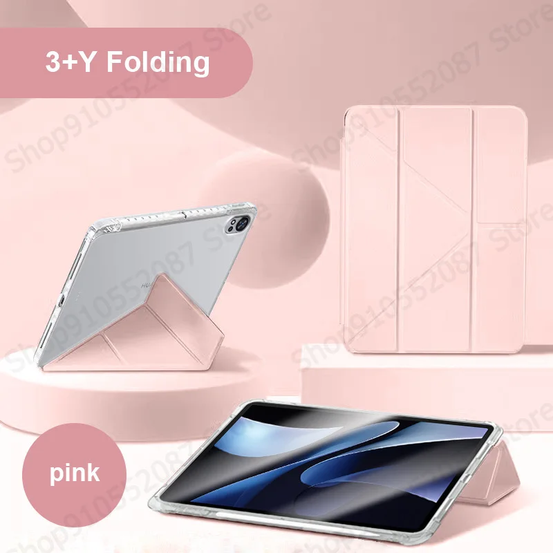 Smart Fold Leather Acrylic Back Cover