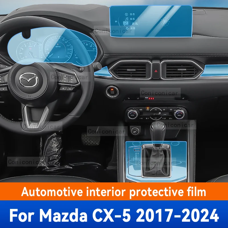 Pellicola Protettiva Opaca Brotect Per Mazda CX-5 2017 Infotainment - Antiriflesso E Anti-impronta (2 Pezzi)