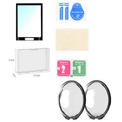 Insta360 X5 Screen Protector Kit - Premium Glass Film & Anti - Scratch Lens Guard (Screen Film Set A)