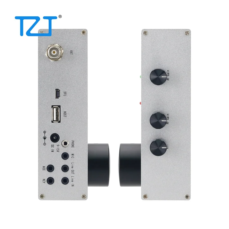TZT HamGeek UHSDR-QRP V0.7 mcHF 송수신기, HF SDR 송수신기, CW SSB AM FM 라디오, 실버/블랙, 1.8-30Mhz