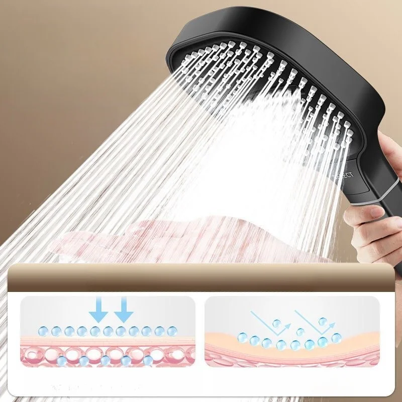Xiaomi High Pressure Shower Head 13cm Large Panel 3Modes Massage Shower Head With Filter Element Bathroom Accessories Shower Set 2