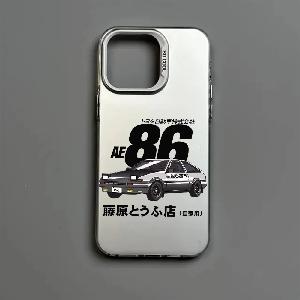 Anime Initial D AE86 Matte Phone Case - Stylish Back Cover