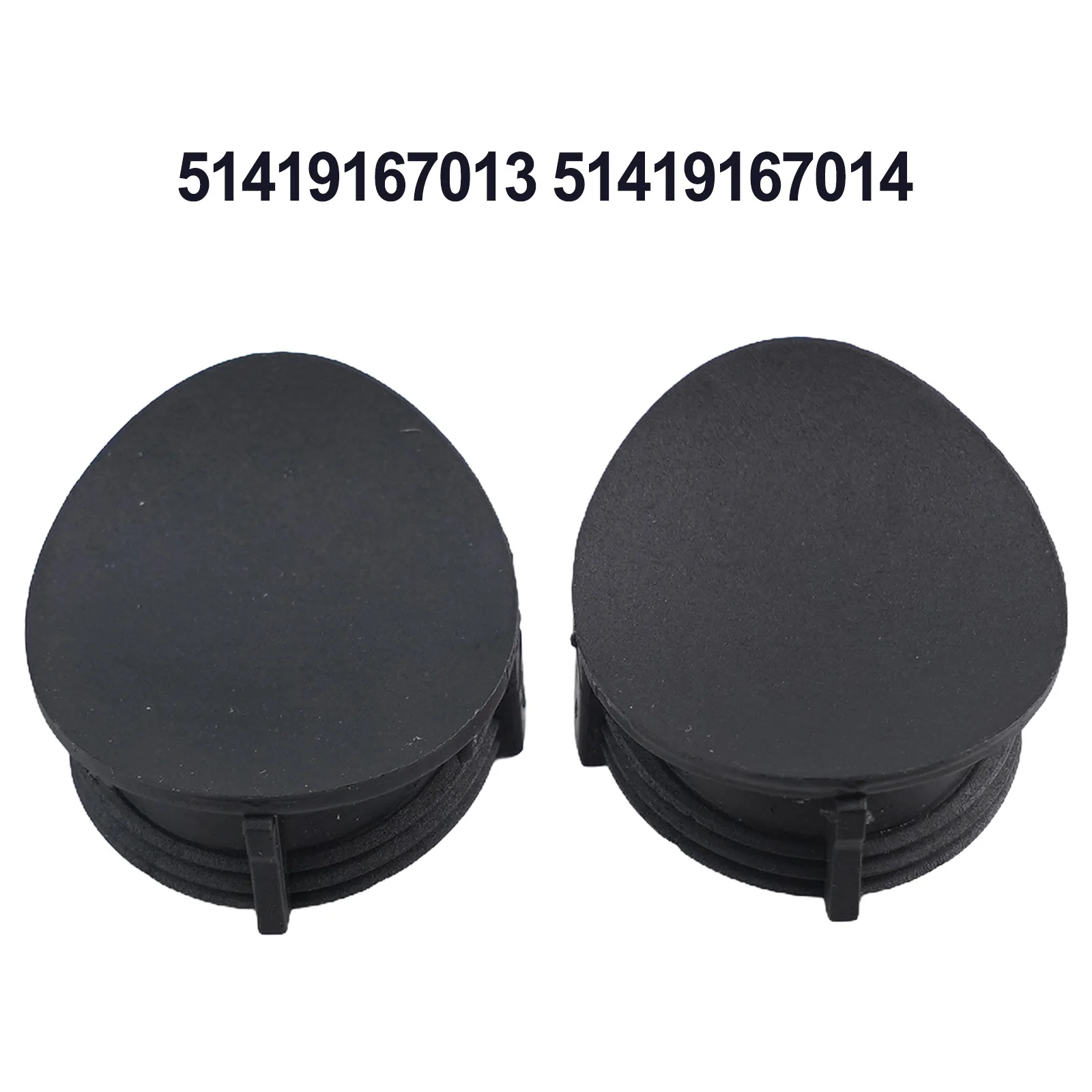 2pcs Car Door Handle Screw Cover Cap 51419167013 51419167014 Auto Parts Black Car Accessories for BMW For Z4 E89 2009-2016