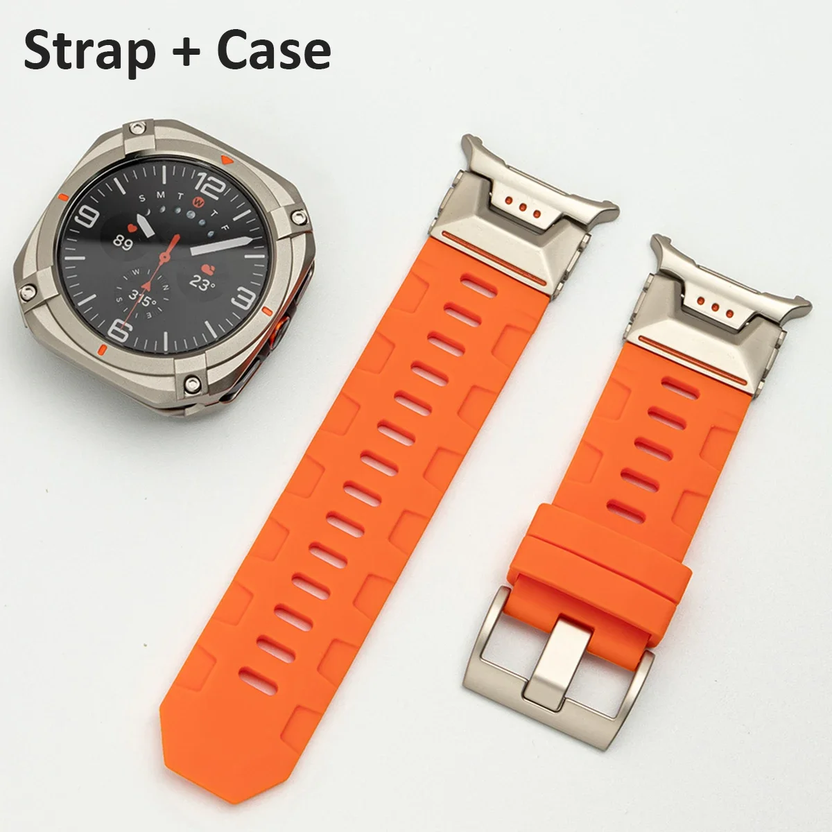 รูปสินค้า สายซิลิโคนสุดหรูสำหรับ Samsung Galaxy Watch Ultra 2025