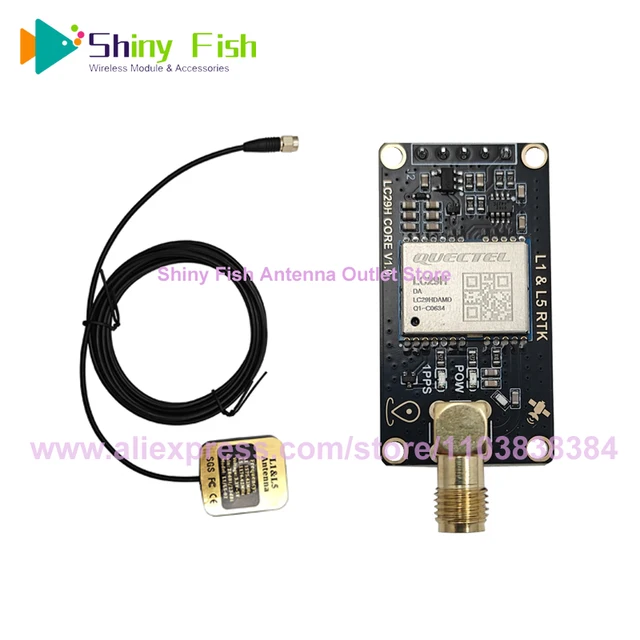 Quectel Waveshare LC29H Module LC29HDA RTK Positioning Core Board L1+L5 GPS Glonass Galileo GNSS Raspberry Pi Centimeter Level 5