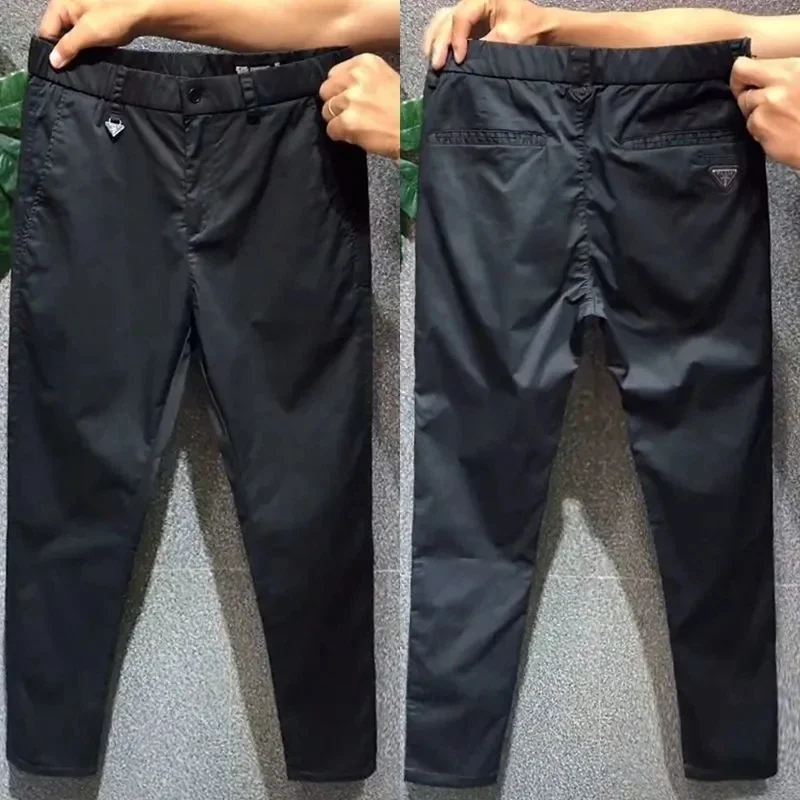 

Black Casual Suit Pants Men Trend Clothing Loose Korea Fashion Harajuku Male Business Trousers Vintage 2023 Spring Blazer Pants