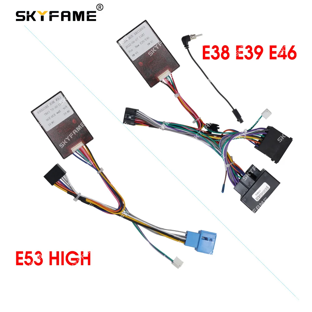 Skyfame Car 16pin Wiring Harness Adapter Decoder For Bmw E46 E39 E53