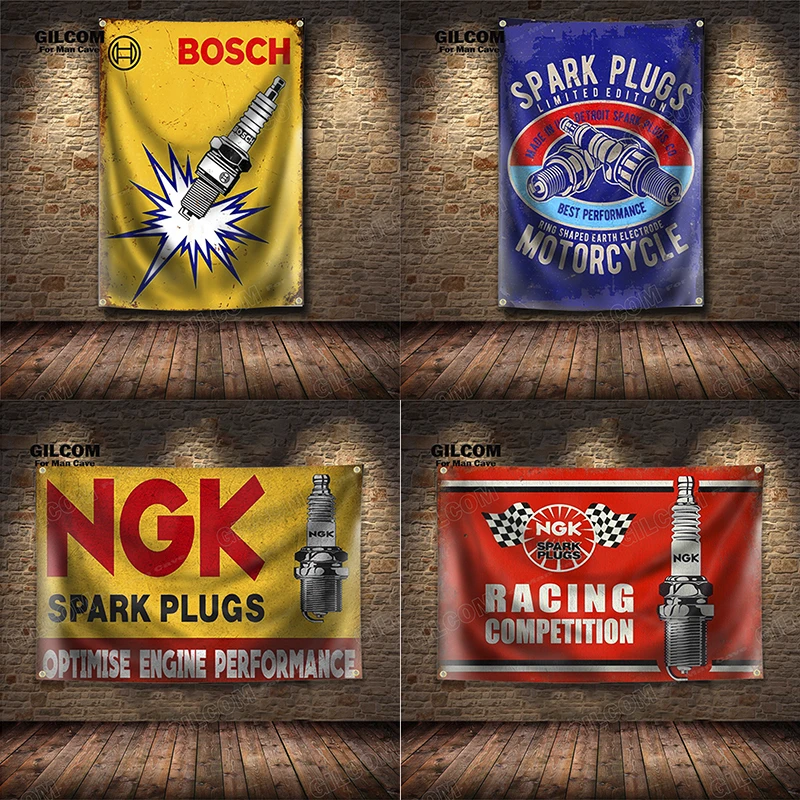 スパークプラグバングバナーフラグ信頼できるサービス米国