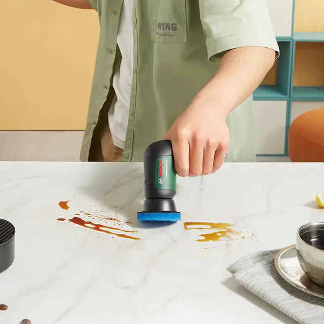 Spazzola Elettrica Ricaricabile USB - Per Cucina E Auto, Multiuso Portatile (Verde) - Foto 2