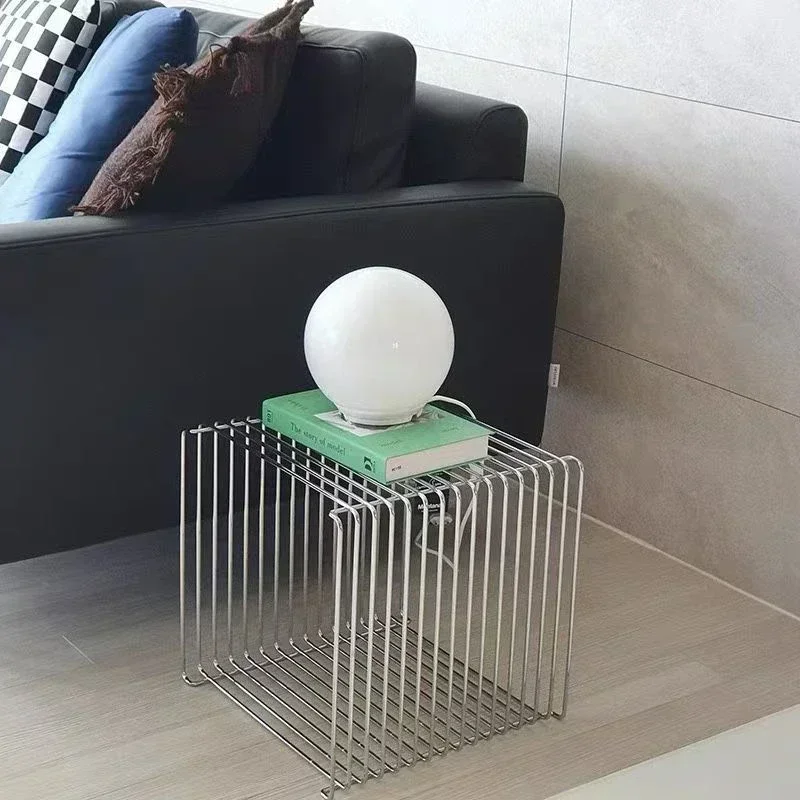 Side End Table Modern Living Room Multipurpose Rectangle