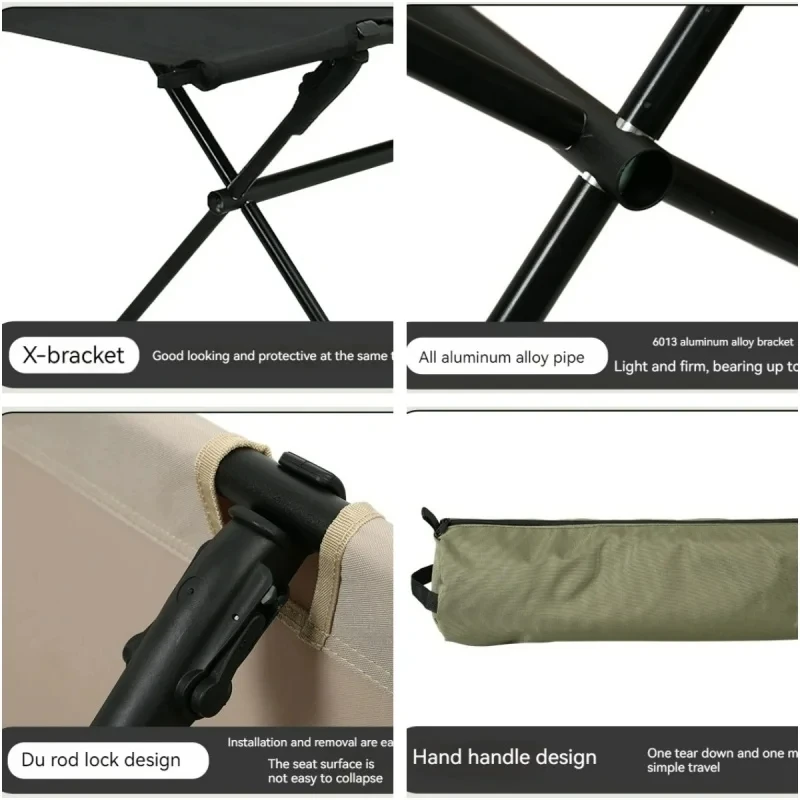 Camping Chair Stool Portable Beach Lightweight Collapsible