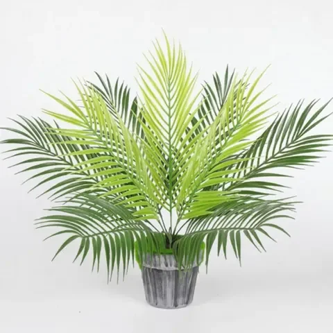 

Large Artificial Plants Green Cycas Leaves Garden Home decor 1 Bouquet Autumn Decoration Artificial Grass Plant