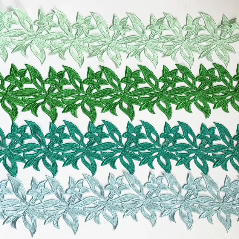 Description Picture 6 of itemCHICKNIT 5 yards numerous colors Embroidered Water soluble lace trimmings for sewing adress Accessories DZ1