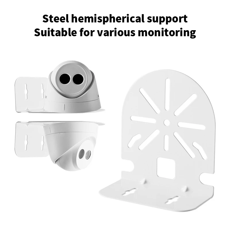Right Angle Household Ceiling Hanging Hemispherical Camera Holder Wall Mount Intelligent Monitoring Base Bracket Screws