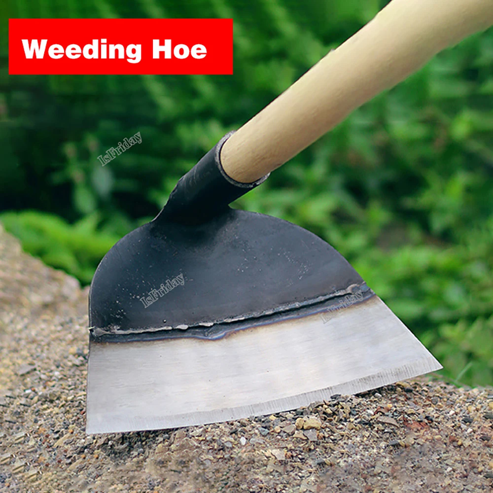 Garden hoe Garden Tool Hoe Manganese Steel Hoe for Gardening Weed Removal Machete Weed Remover Hand Tools Planting Vegetable
