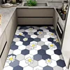 Kitchen Carpet Oil-proof Non-slip Waterproof Rug Pvc Leather Floor Mat Home Decoration Large Area Rugs Alfombra De Cocina 주방 카펫 1