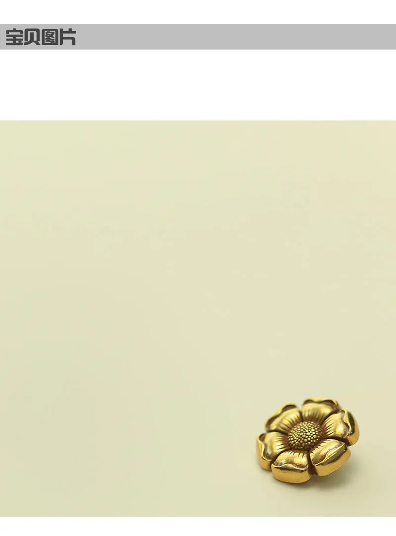 Description Picture 3 of itemFlower Metal Buttons For Women Suit Coats Decorative Clothing Sewing Embellishment Garments Needlework Diy Crafts Supplies 10pcs