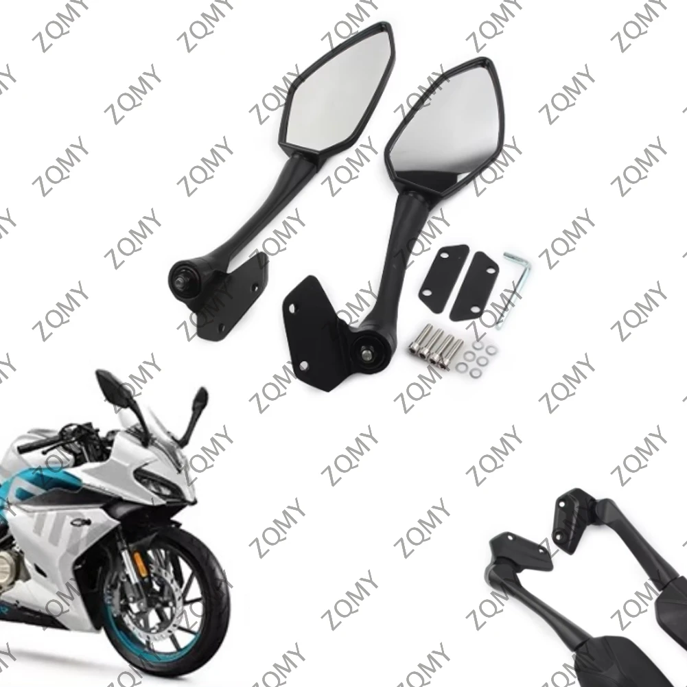 Motorcycle Mirror Motorcycle Mirrors 1 Pair Motorcycle Rearview Mirror For CFMOTO 250SR CF250-6-6A