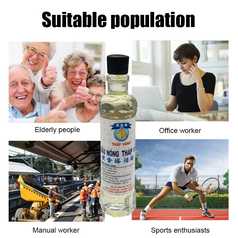 

18ml Bottle Pain Relief Oil For Joint Rheumatic Pain Liquid Osteoarthritis Bone Spurs Cervical Spondylosis Muscel Massage Oil