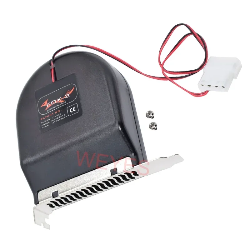 System Blower para Chassis de Computador dc 12v 2pin Pci Slot Bit Fan Cooler Long Life Bearing Design Alto Fluxo de ar Fox2 - Imagem 2