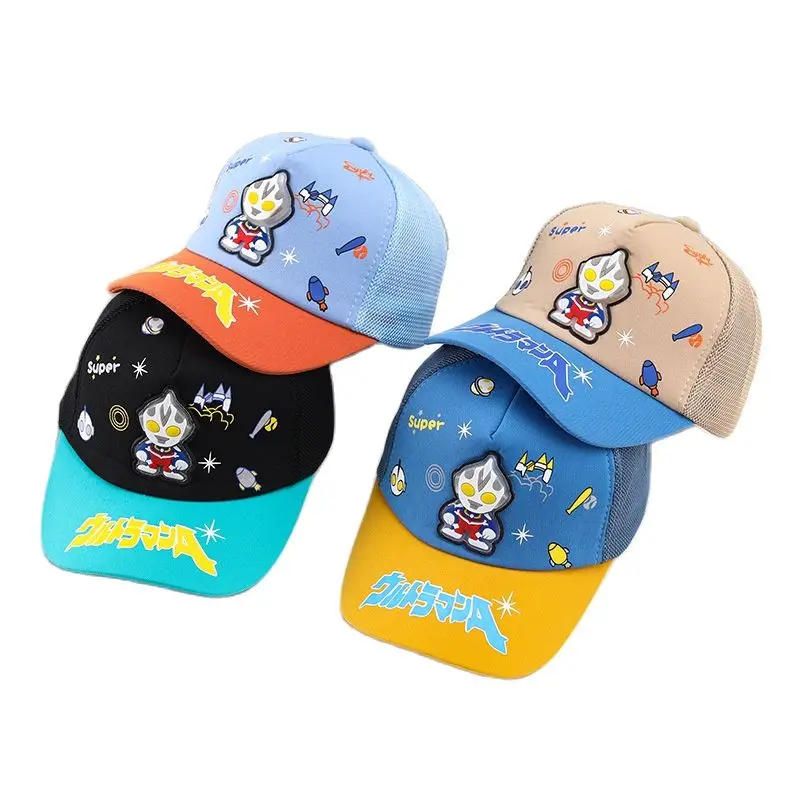 

Doitbest Summer Boy Girl Cap Baseball Robot Dinosaur Child Sun Hats Mesh Kids Child Peaked Caps Snapback Gorras Bones