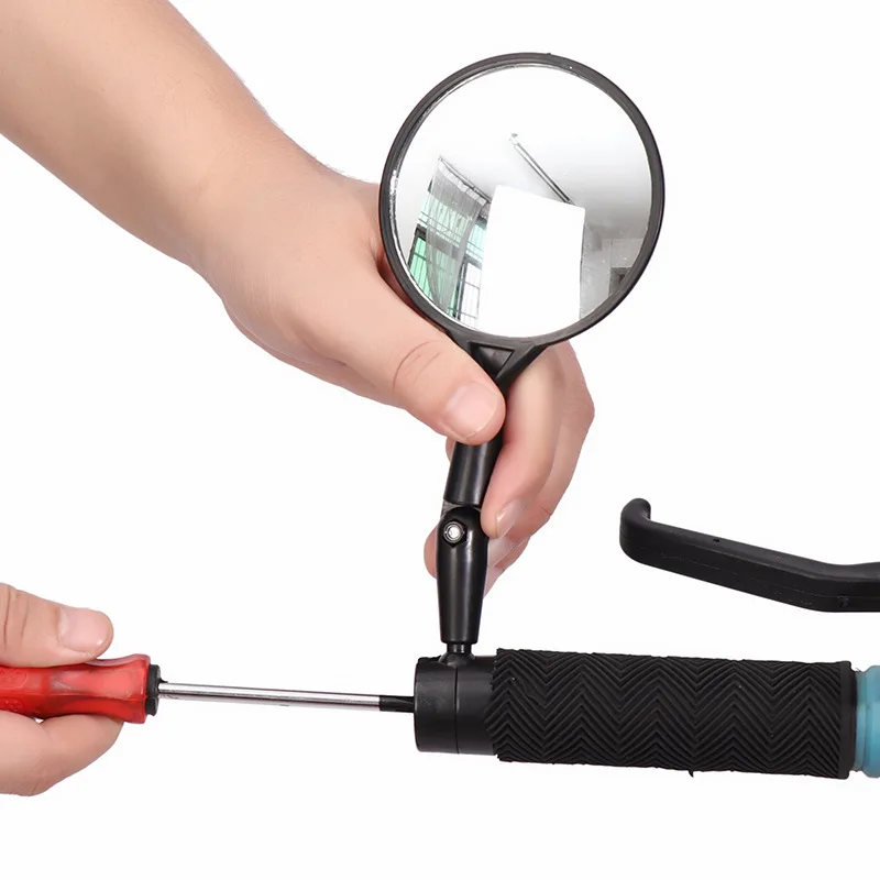 

Mirror Handlebar Rearview Mirror for MTB bike Motorcycle 360 Rotation Adjustable for Riding Cycling Rear View Mirror