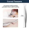 Volume Tweezers for Eyelash Extensions,Precision Lash Tweezers for Mega Volume And 3D 6D 10D Mink Eyelash Fan Making 5