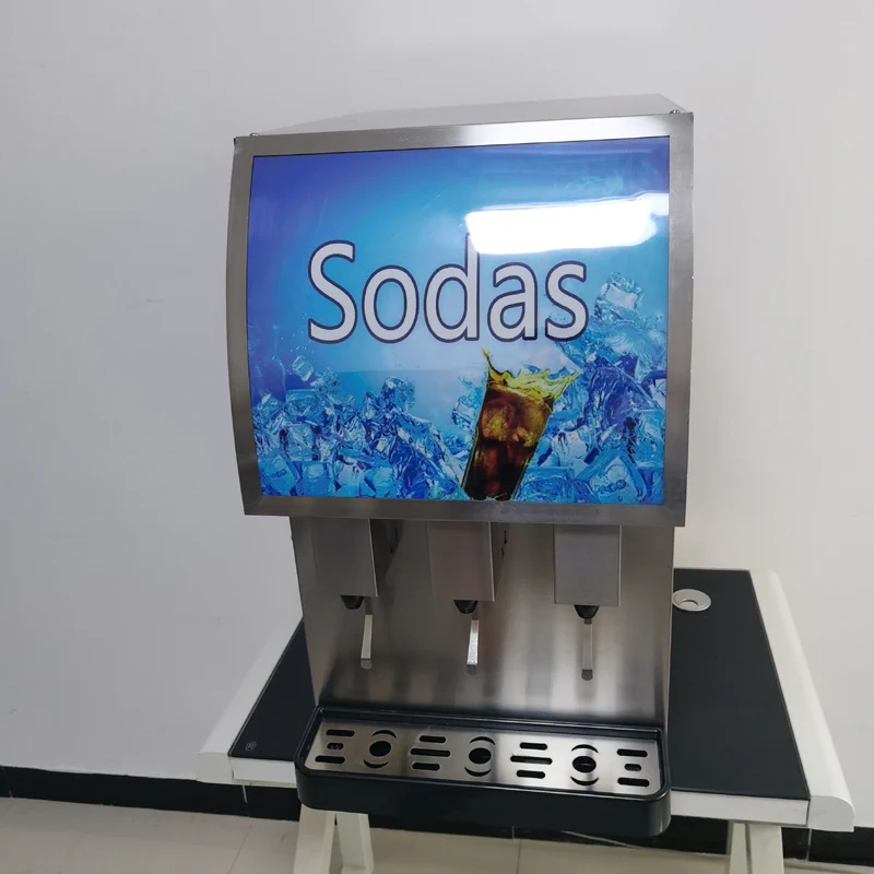 

Commercial Post Mix Soda Fountain Dispenser With 5 Valves Carbonated Beverage C Drink Machine