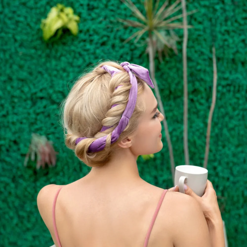Heatless Curling Rod Headband Hair Styling Tool