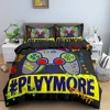 Gamepad Polyester Duvet Cover Set Colourful Button King Play Gamer Bedding Set Kid Teen Man Video Game for Child Game Room Decor 4
