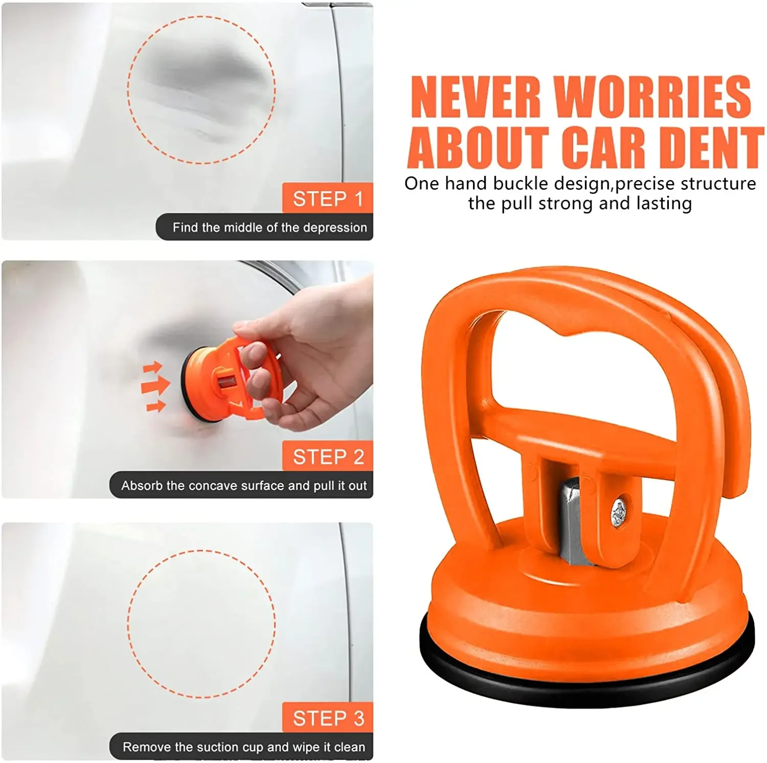 

Car Dent Repair Universal Mini Puller Suction Cup Bodywork Panel Sucker Remover Tool Heavy-duty rubber Auto Repair Tool