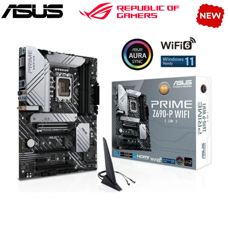 Nuovo Z690A Per Asus Prime Z690-P Wifi Ddr5 Desktop Originale Per Scheda Madre Intel Z690 Supporto Lga 1700 12900Kf 12700K