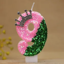 Vibrant Digital Birthday Candle Crown Cake Decoration (9)
