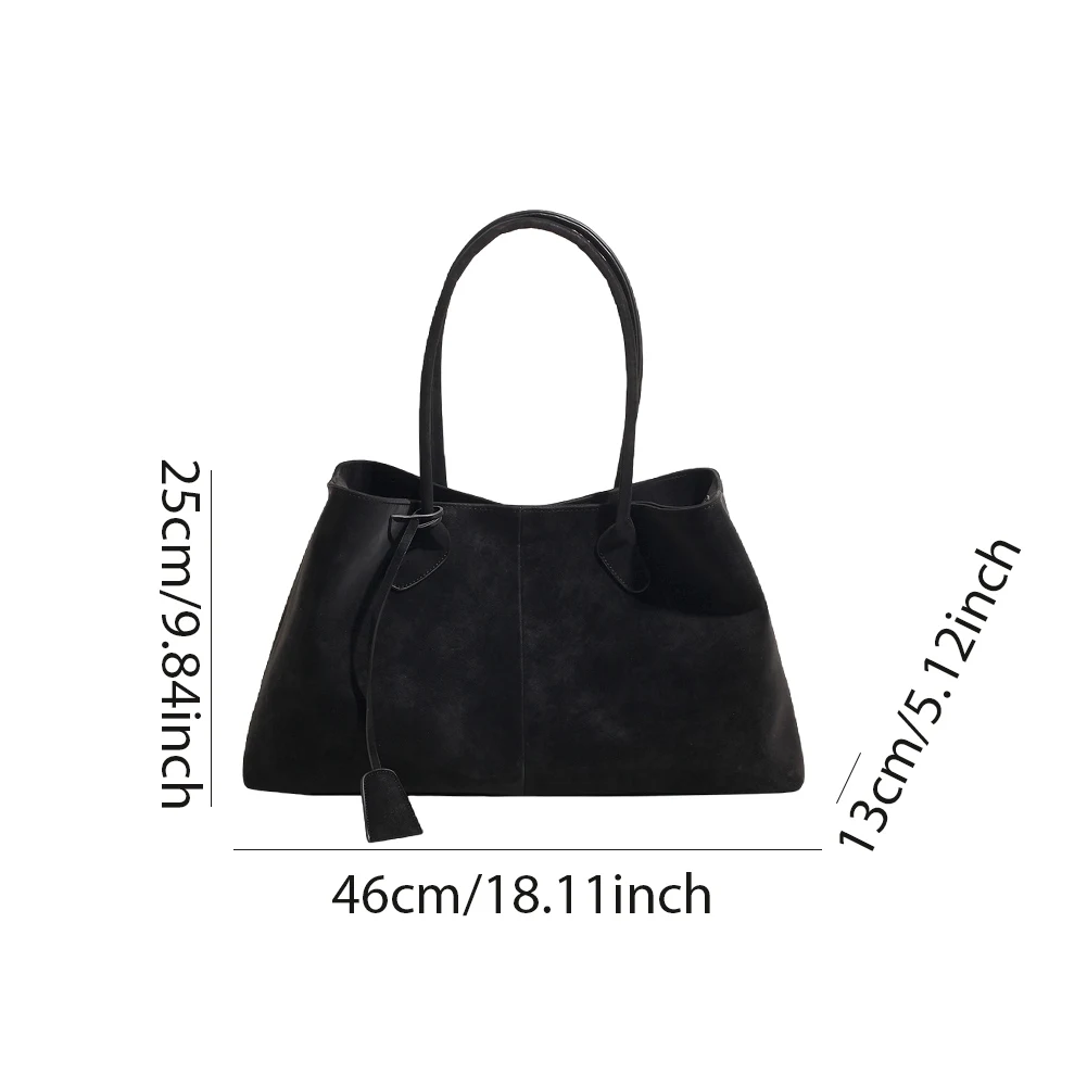 Women Pu Vintage Casual Tote Bag Commute Shoulder Bag Retro Bag Top Handle Bag for Work Shopping Travel