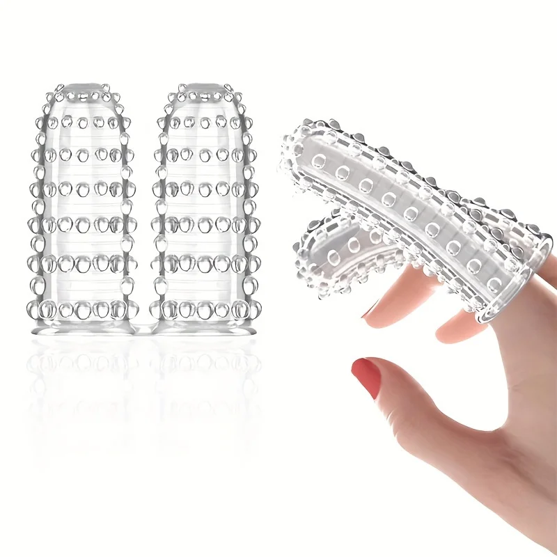 Double finger durable and comfortable anti slip latex finger protection cover no battery required for household use adult size