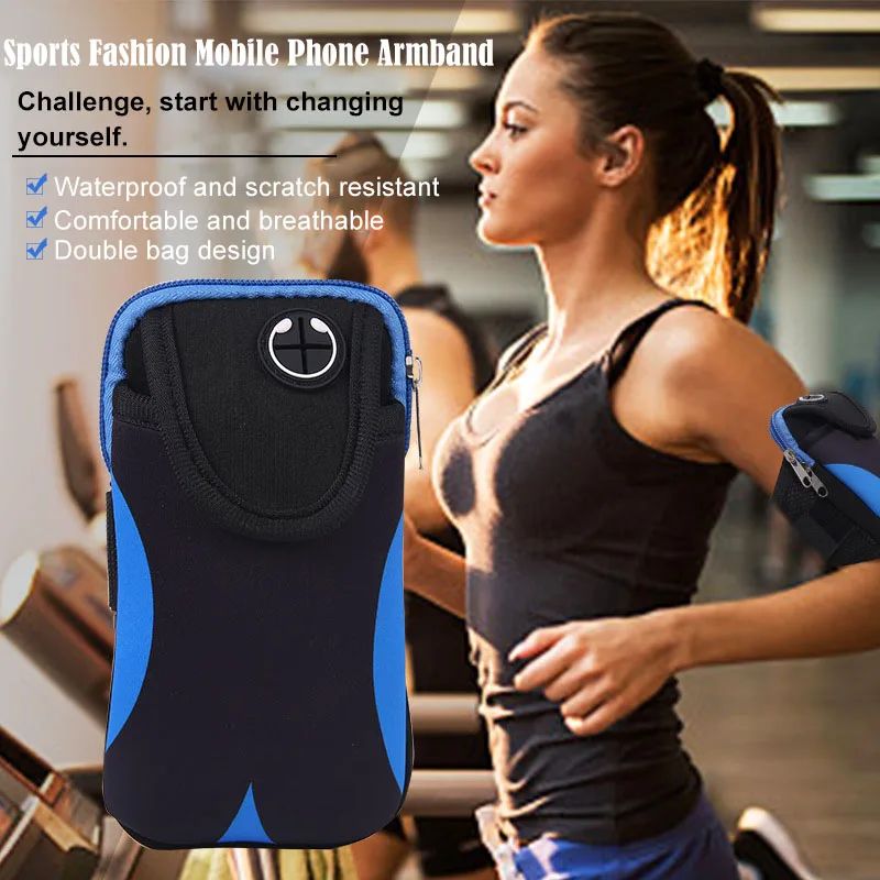 Enhanced Sports Armband: Durable Diving Material Wrist Holder