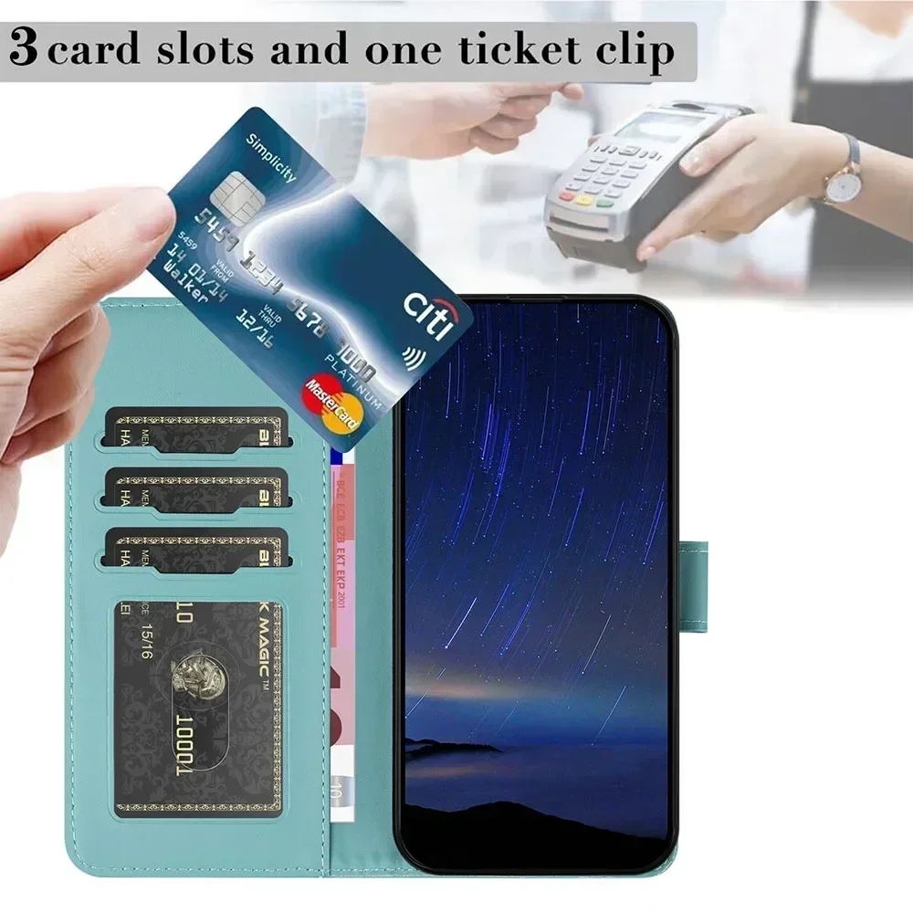 Cartoon Pattern Flip Leather Wallet Phone Case and Cover