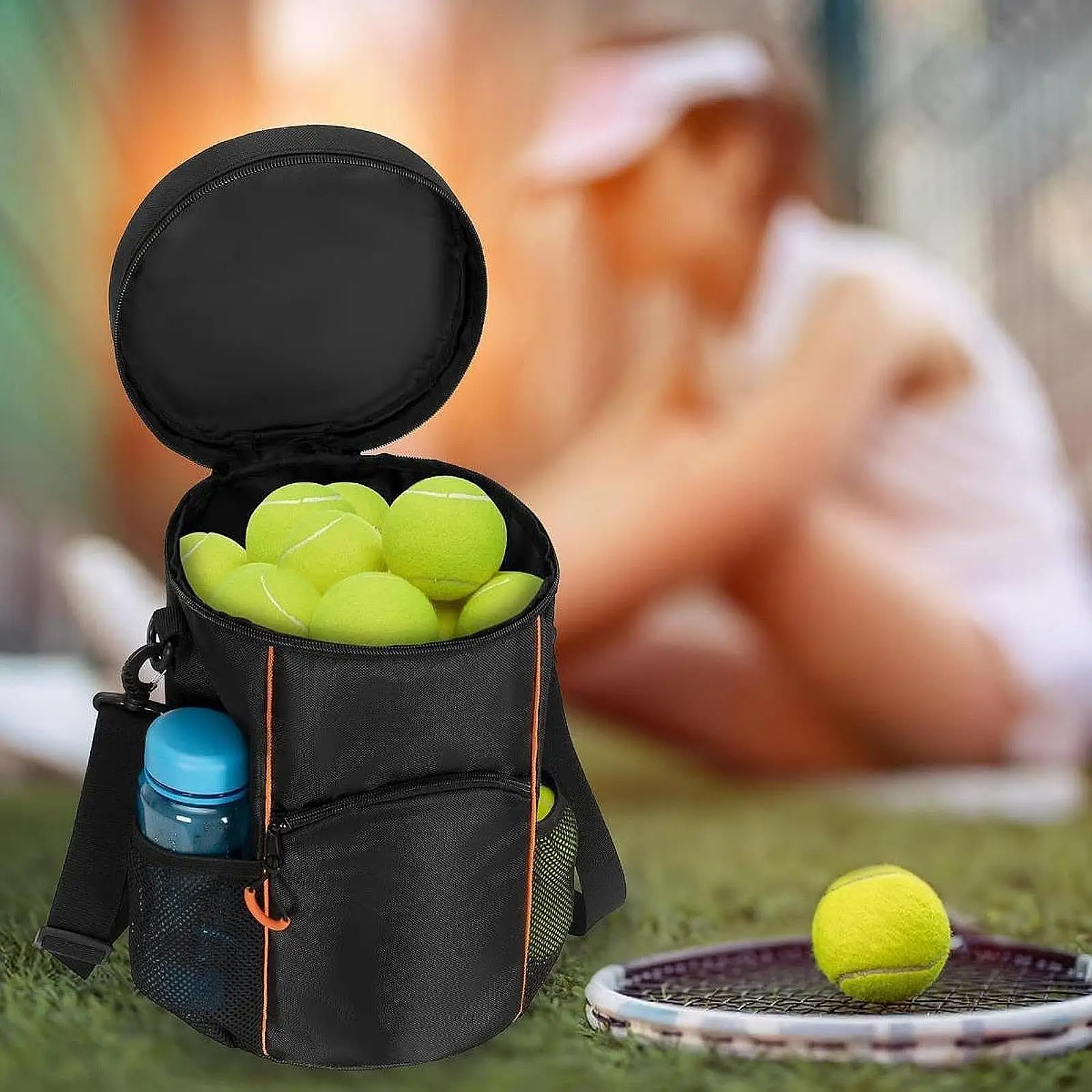 Tennis Ball Bag Tennis Balls Storage Bag Sturdy Bottom Multifunctional
