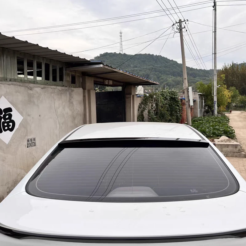For Hyundai Elantra 2012-2015 Spoiler ABS Material Unpainted Color Rear Window Roof Spoiler Car Accessories