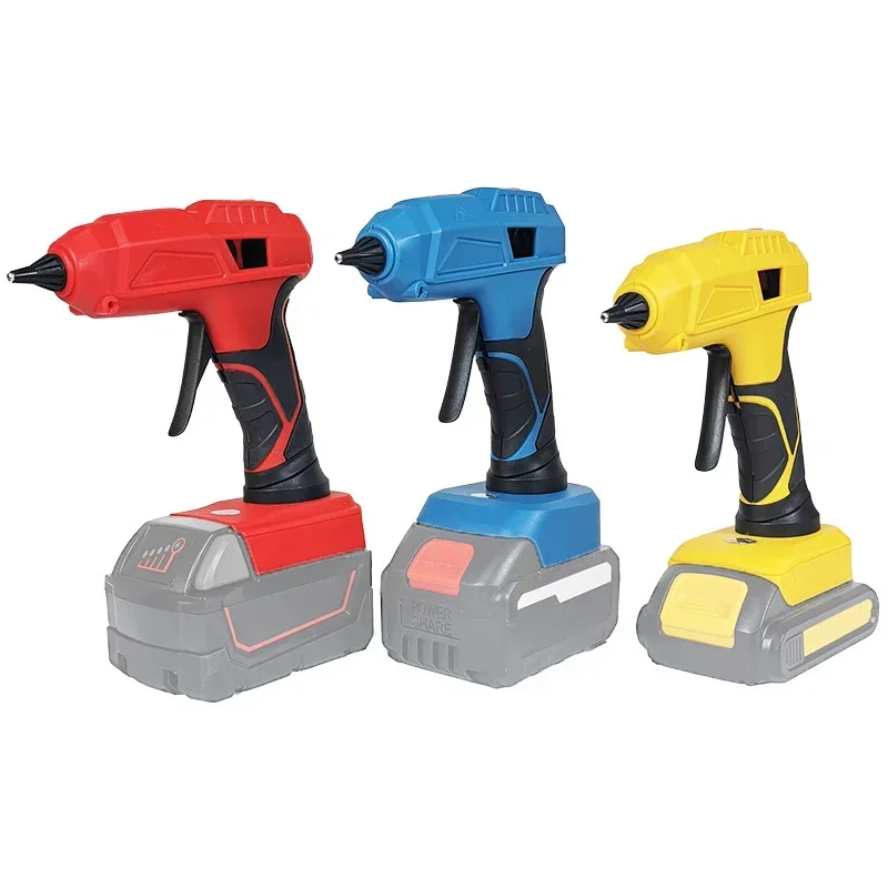 Lithium Electric Hot Melt Glue Gun for 7mm 11mm Hot Melt Glue Stick Rechargeable Gun for DeWalt Makita Milwaukee