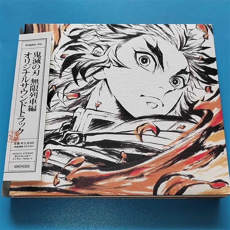 

Anime Demon Slayer kimetsu no yaiba Kisatsutai Kamado Tanjirou Cosplay Disc CD Rengoku Kyoujurou Album Collection Gifts Prop